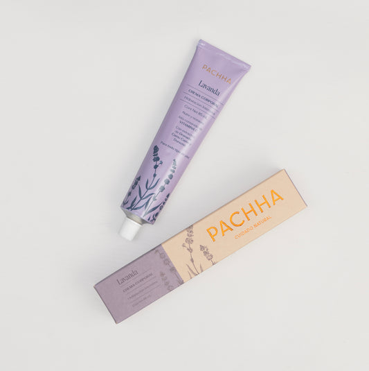 Crema hidratante corporal de lavanda