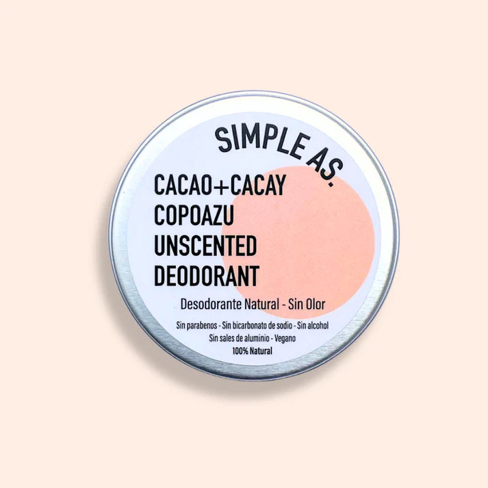 Desodorante natural sin olor - Simple as