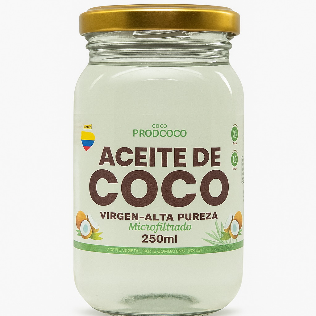 Aceite de Coco Virgen de Alta Pureza