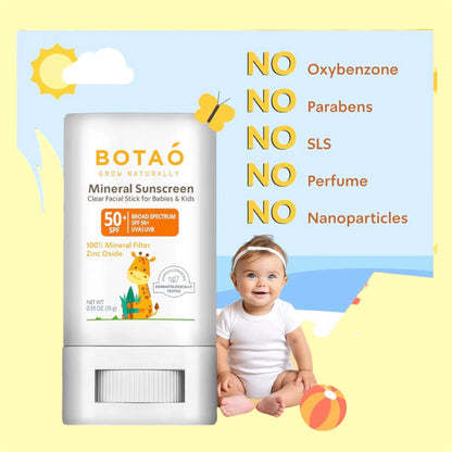 Protector solar para bebés y niños  - Barra mineral SPF 50+