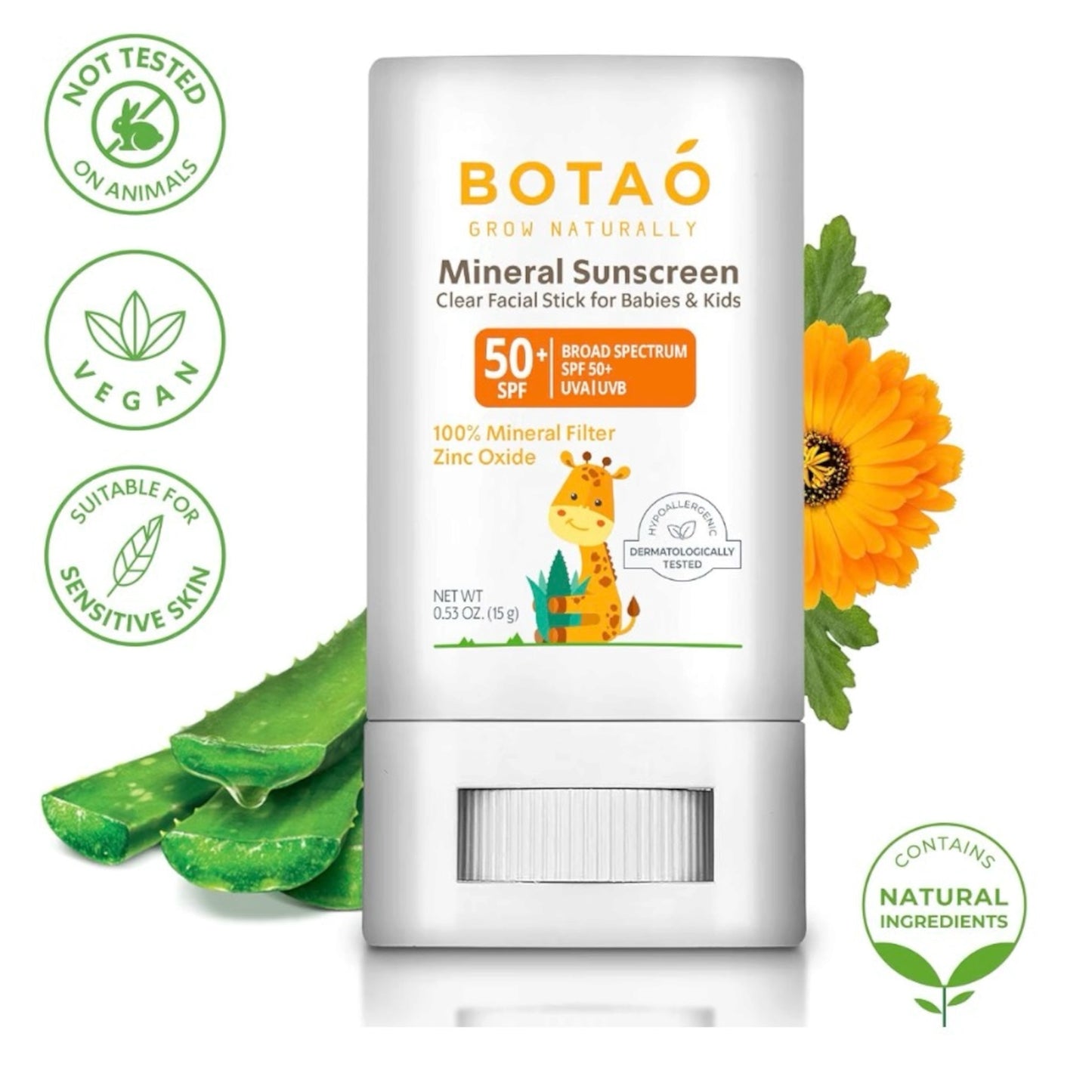 Protector solar para bebés y niños  - Barra mineral SPF 50+