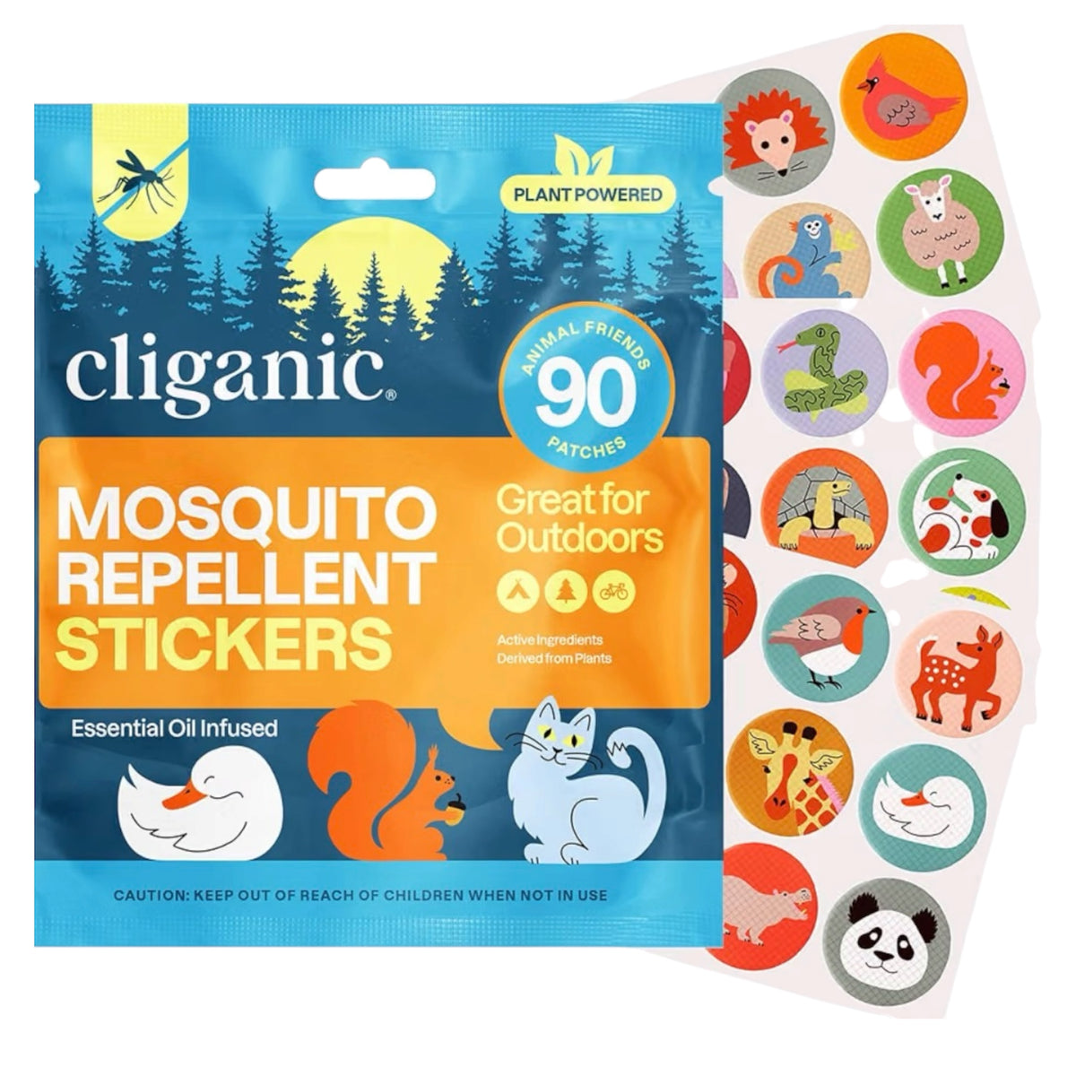 Parches repelentes de mosquitos para niños y adultos