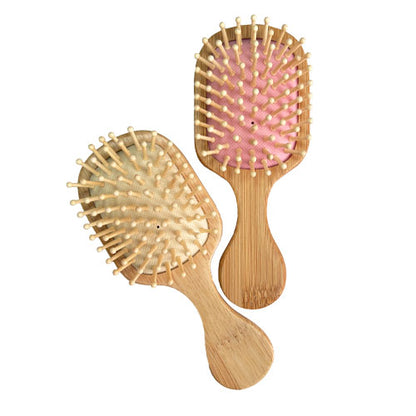 Mini cepillo de Bambú para el cabello