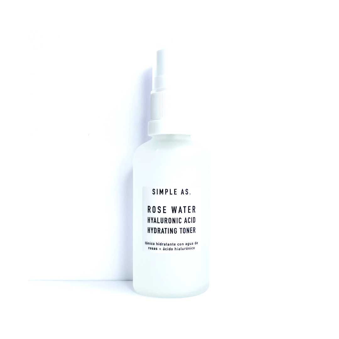 Gel facial de Agua de rosas + Ácido hialurónico