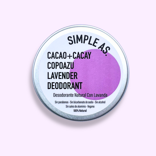 Desodorante natural con lavanda