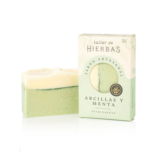 Jabón de arcillas y menta