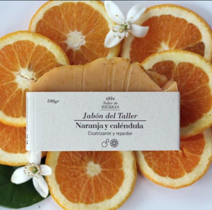 Jabón de naranja y caléndula - pieles sensibles o con alergias
