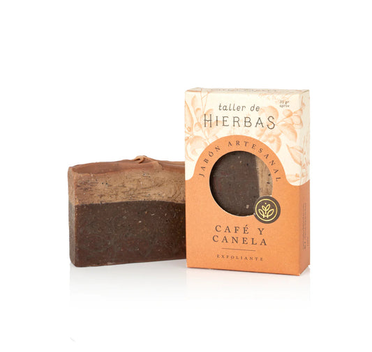 Jabón de café y canela