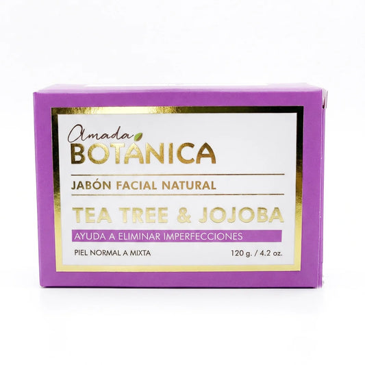Jabón Anti-acné Arbol de té y jojoba - Amada Botánica