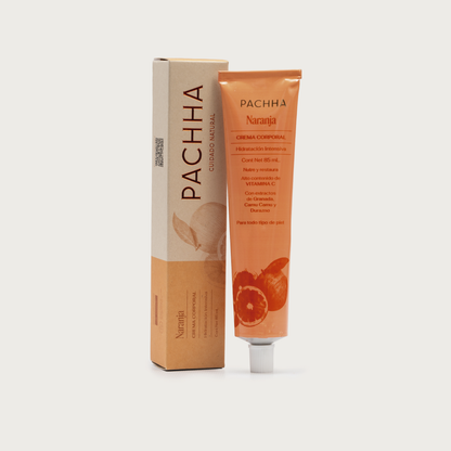 Crema corporal hidratante de naranja