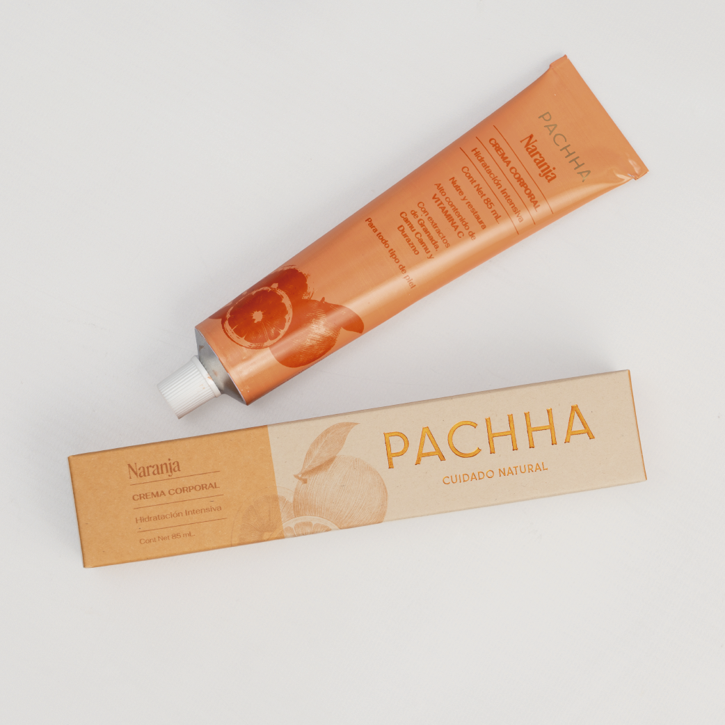 Crema corporal hidratante de naranja