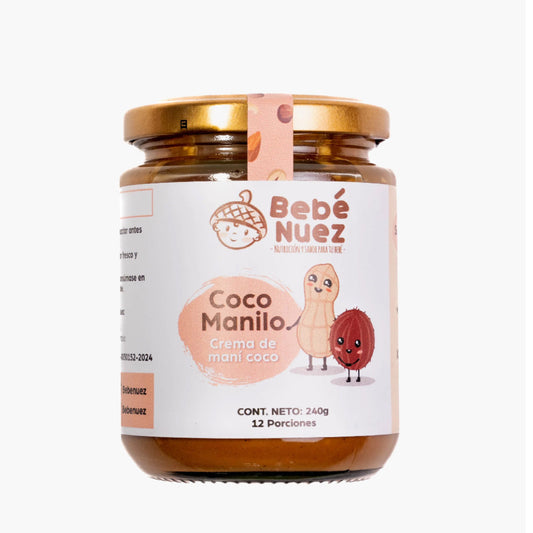 Crema de maní y coco bebé nuez 🌰