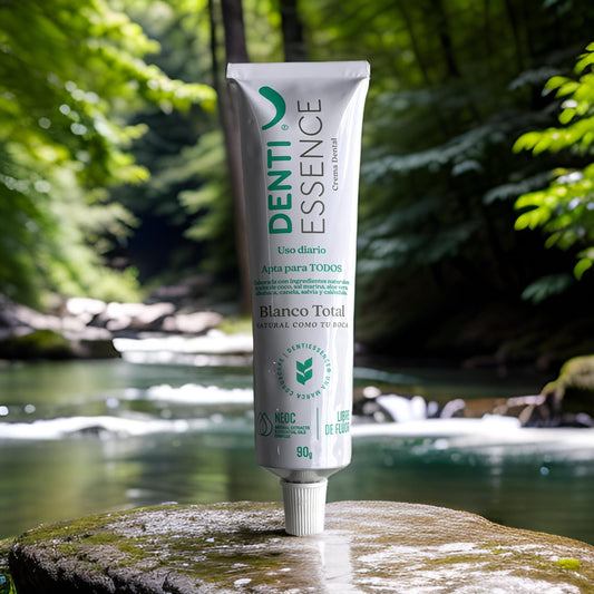 Crema dental blanco total sin flúor