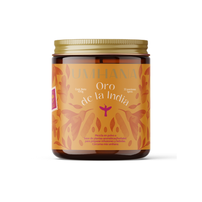 Oro de la India: Mezcla para fortalecer el sistema inmune 50gr