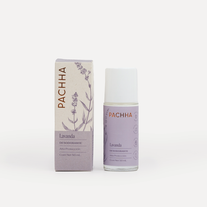Desodorante con magnesio roll on- Lavanda 50g Pachha