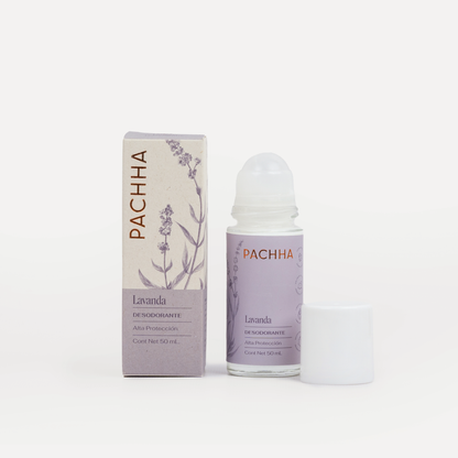 Desodorante con magnesio roll on- Lavanda 50g Pachha