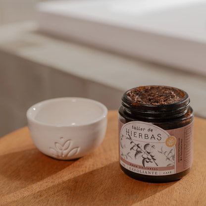 Exfoliante de café y cacao