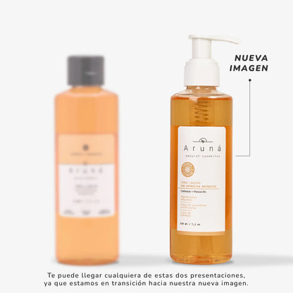 Jabón limpiador facial caléndula y manzanilla - antinflamatorio, cicatrizante y calmante.