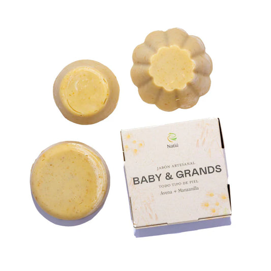Jabón Baby and Grands (Natiú Artesanal) para bebés y pieles sensibles