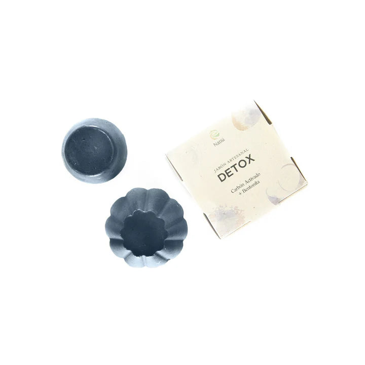 Jabón Detox con Carbón Activado (Natiú Artesanal)