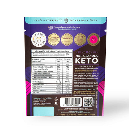 Granola KETO Coco Mora