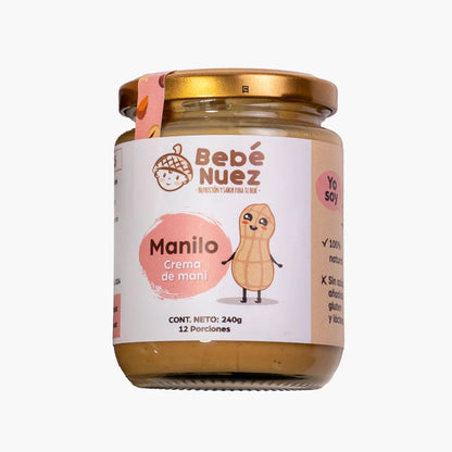 Crema de Maní Bebe nuez