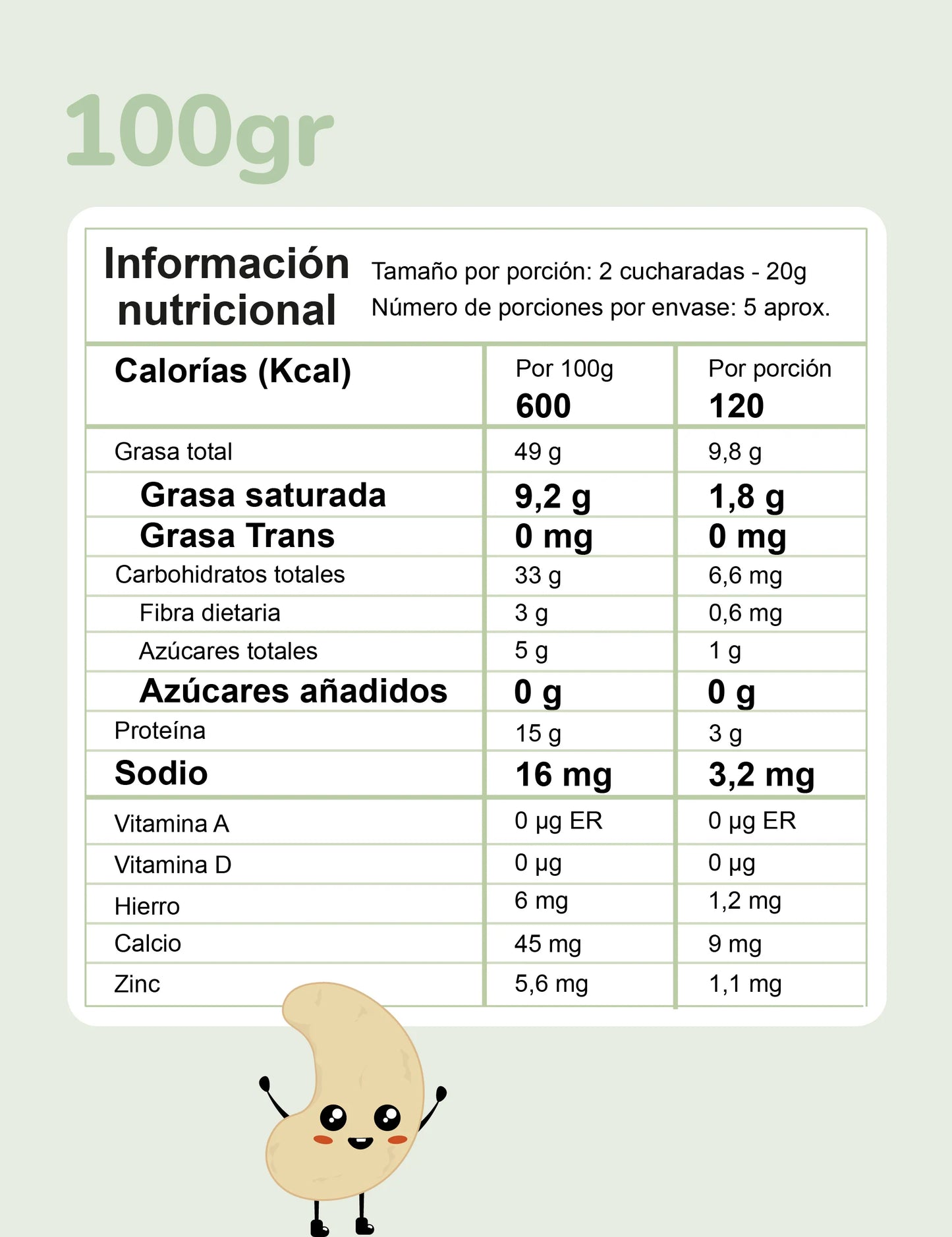 Crema de Marañón Bebé Nuez