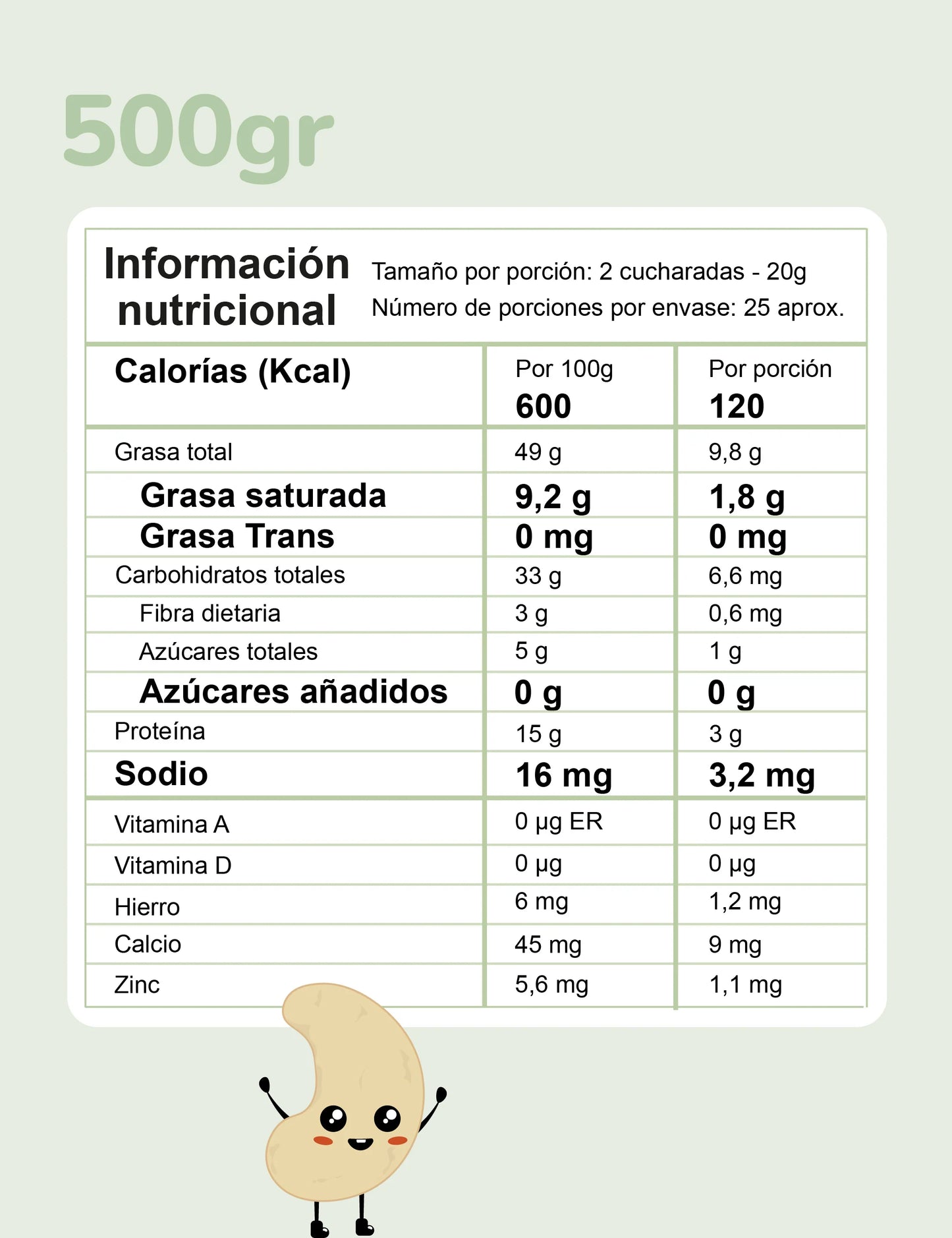 Crema de Marañón Bebé Nuez
