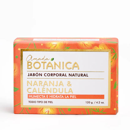 Jabón corporal naranja y caléndula - Pieles sensibles y atópicas