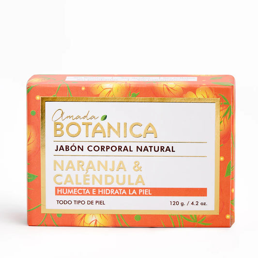Jabón corporal naranja y caléndula - Pieles sensibles y atópicas