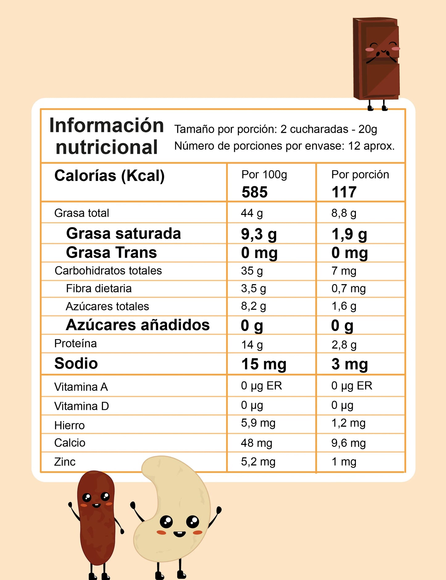 Crema de choco marañón