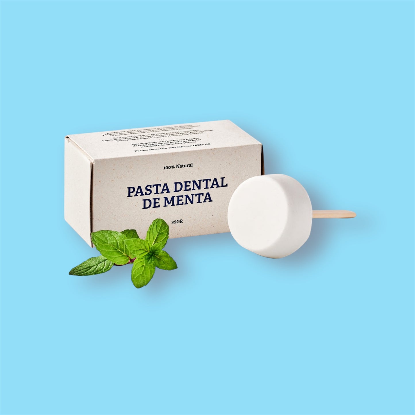 Pasta dental sólida cilindro 25g