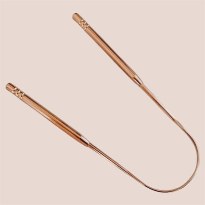 Raspador de lengua de cobre o acero inoxidable