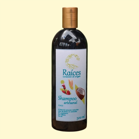 Shampoo Artesanal de Coco - Raíces 500ml