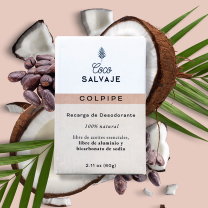 Desodorante en barra - Colpipe - Coco Salvaje