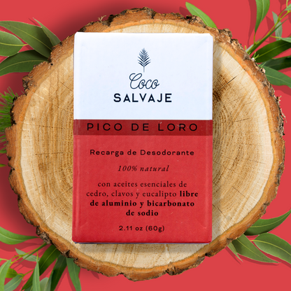 Desodorante en barra Pico de Loro - Coco Salvaje