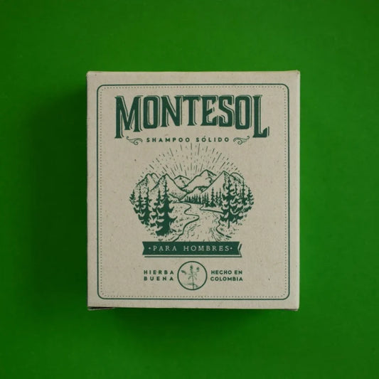 Shampoo Sólido para Hombres – Hierbabuena | Montesol (100 g)