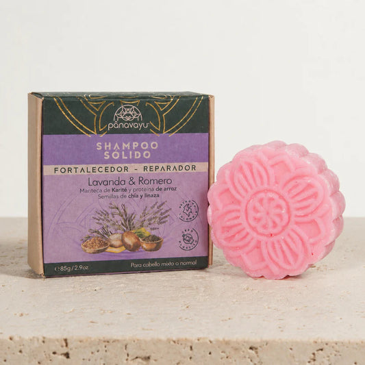 Shampoo sólido - Lavanda y Romero (Cabello Mixto o Normal)(85g)
