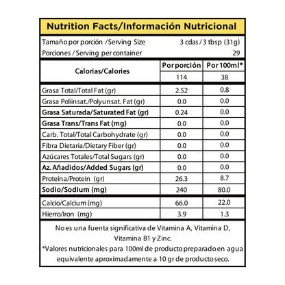 Proteína aislada de Soya Herbivore Protein sabor Vainilla