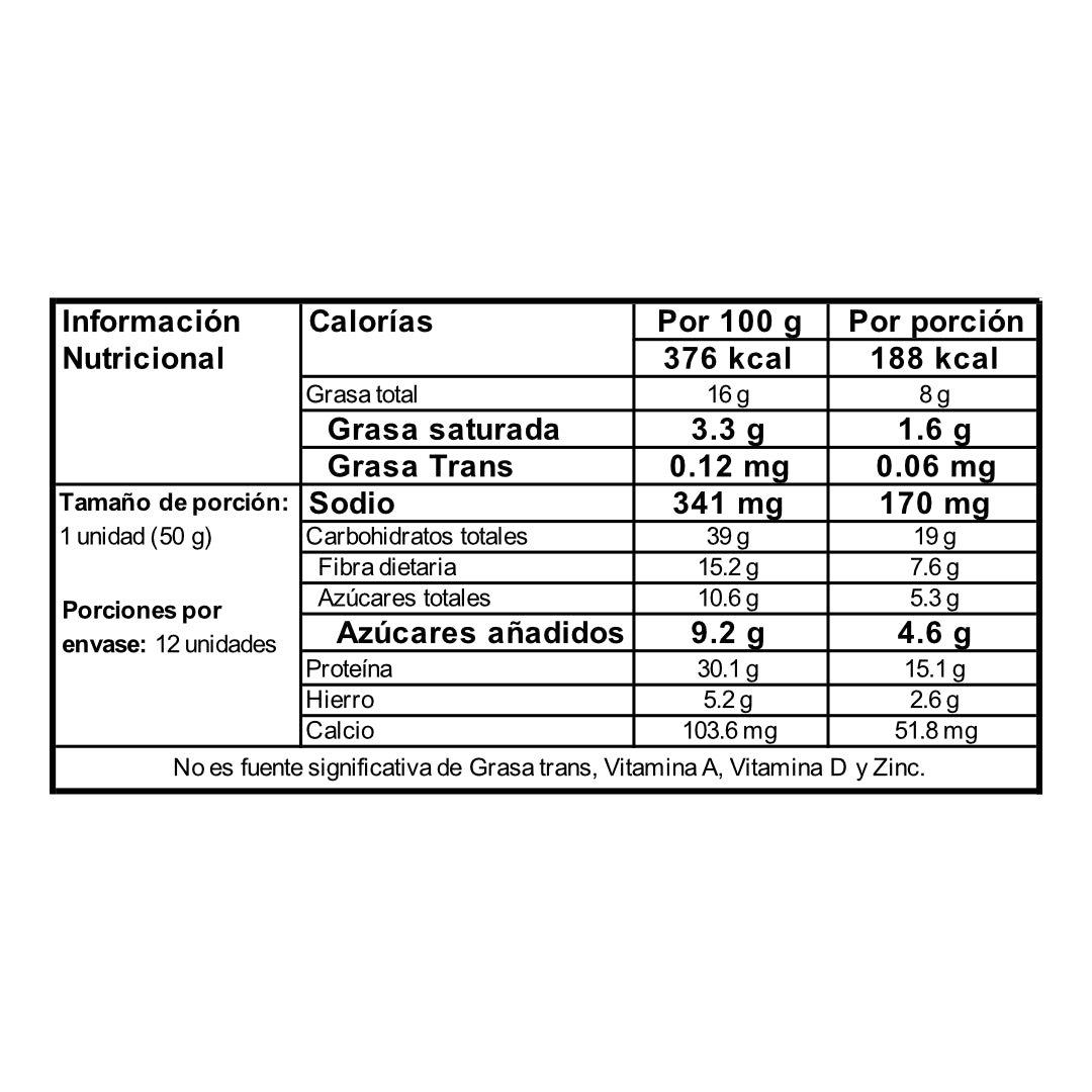 Barra de proteína sabor Cookie Dough - Herbivore