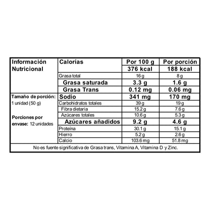 Barra de proteína sabor Cookie Dough - Herbivore