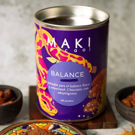 Balance – Chocolate con adaptógenos para cuerpo y mente Maki Cacao