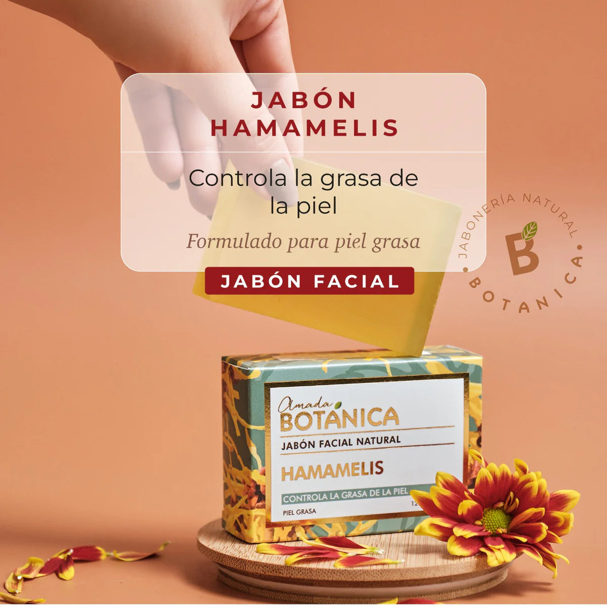 Jabón control grasa- Hammamelis