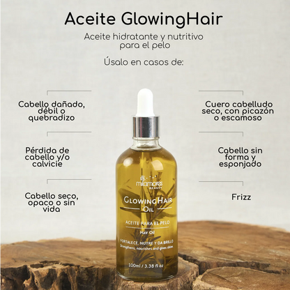 GlowingHair - Aceite nutritivo para el pelo