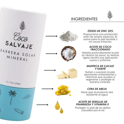 Barrera solar mineral: protector solar en barra para todo tipo de piel