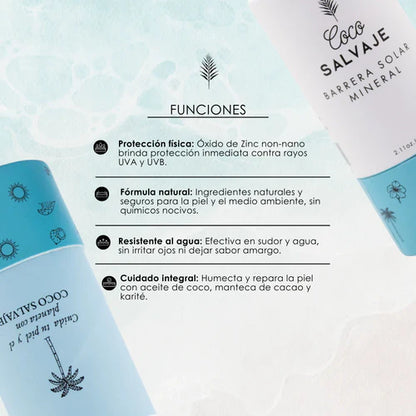 Barrera solar mineral: protector solar en barra para todo tipo de piel