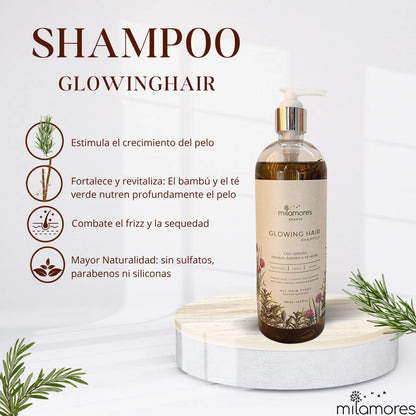 Shampoo GlowingHair de manzanilla - Cabellos CLAROS