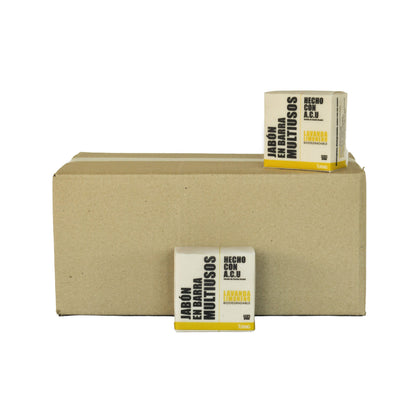 Jabón en barra multiusos biodegradable 255 gr cuadrado