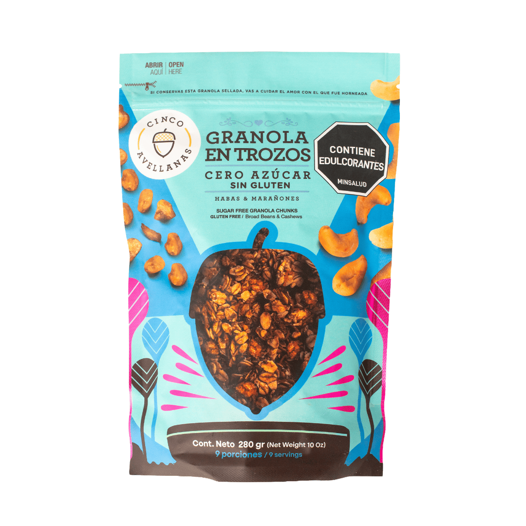Granola Cero Azúcar Habas y Marañones