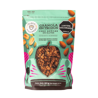 Granola Cero Azúcar Pistachos y Almendras